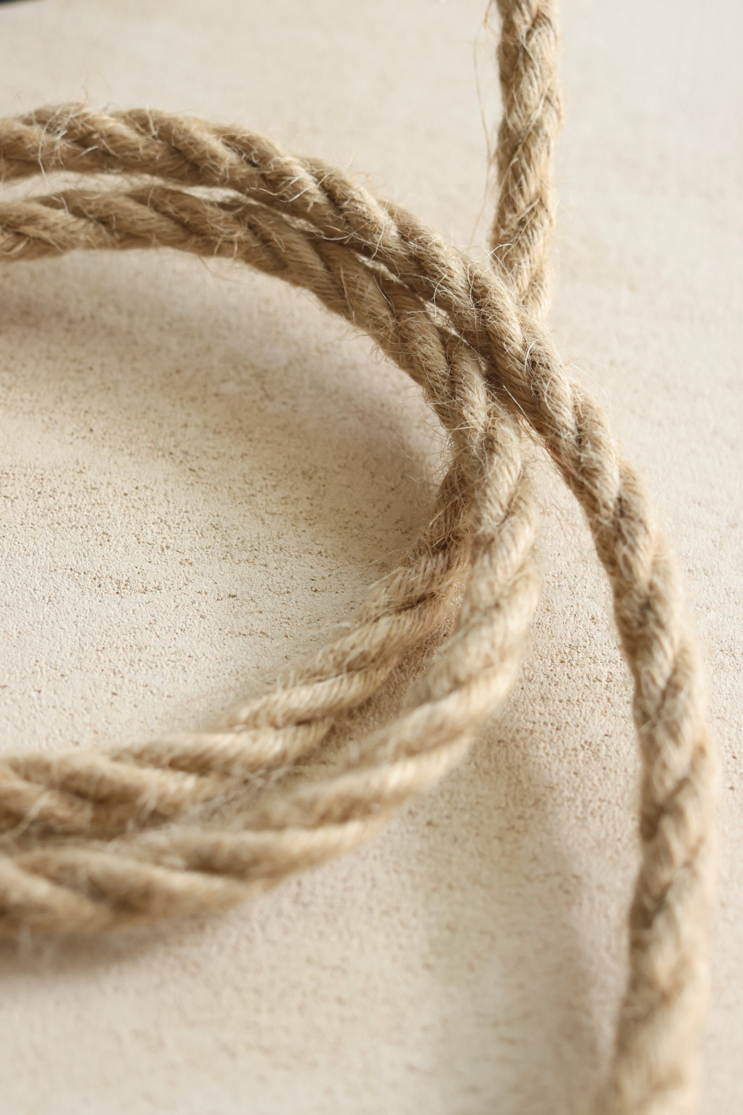 Ceiling Pendant Kit E27 - Twisted Jute-covered electrical cable (Black/White)