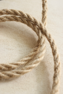 Ceiling Pendant Kit E27 - Twisted Jute-covered electrical cable (Black/White)