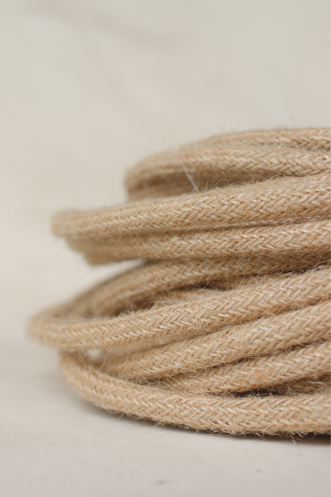 Jute-Covered Cables — Tailored to Your Space (Cable only)