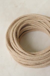 Jute-Covered Cables — Tailored to Your Space (Cable only)