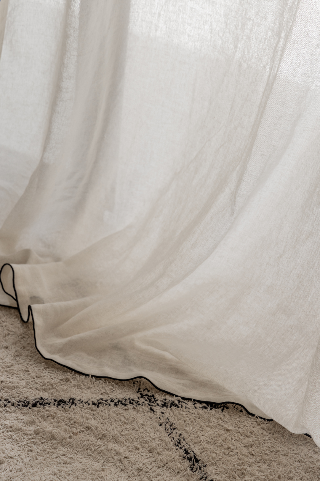 Maison Sheer Curtain - Off White Linen