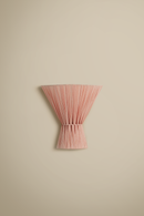 Blush Flume cloth wall light - hardwired or plug-in