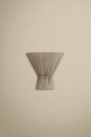 Clay Flume cloth wall light - hardwired or plug-in