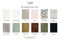 Linen Light Shade - Pod Shade (10 colours + 2 sizes)
