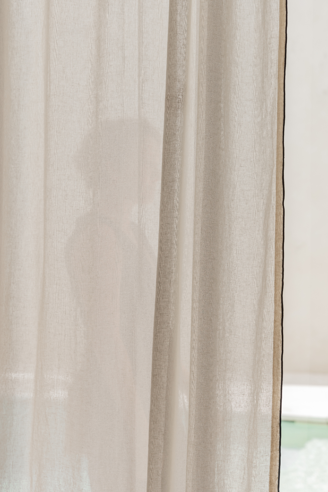 Sable Sheer Curtain - Taupe Linen