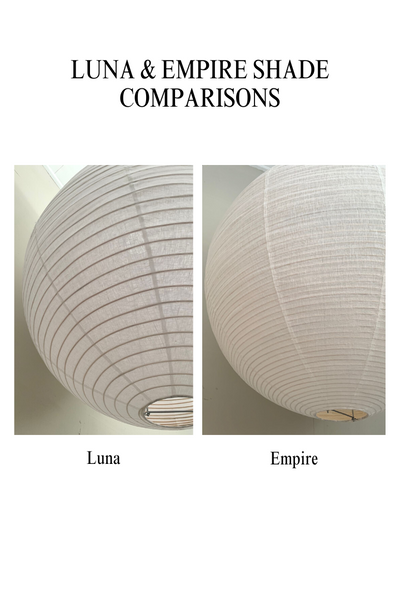 Linen Light Shade - Empire Shade (4 colours + 4 sizes)