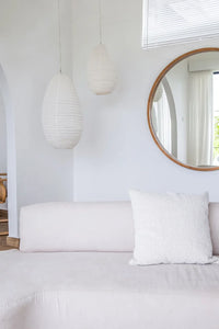 Linen Light Shade - Pod Shade (10 colours + 2 sizes)