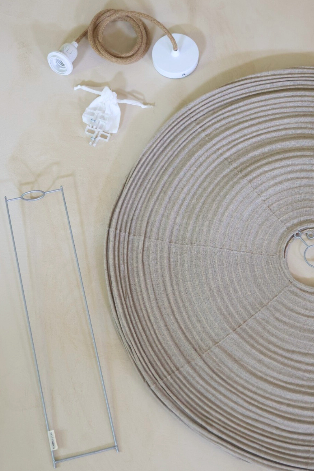 Dixon Pendant Bundle Kit Taupe Linen