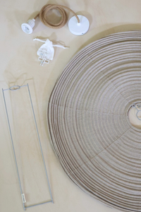 Dixon Pendant Bundle Kit Taupe Linen