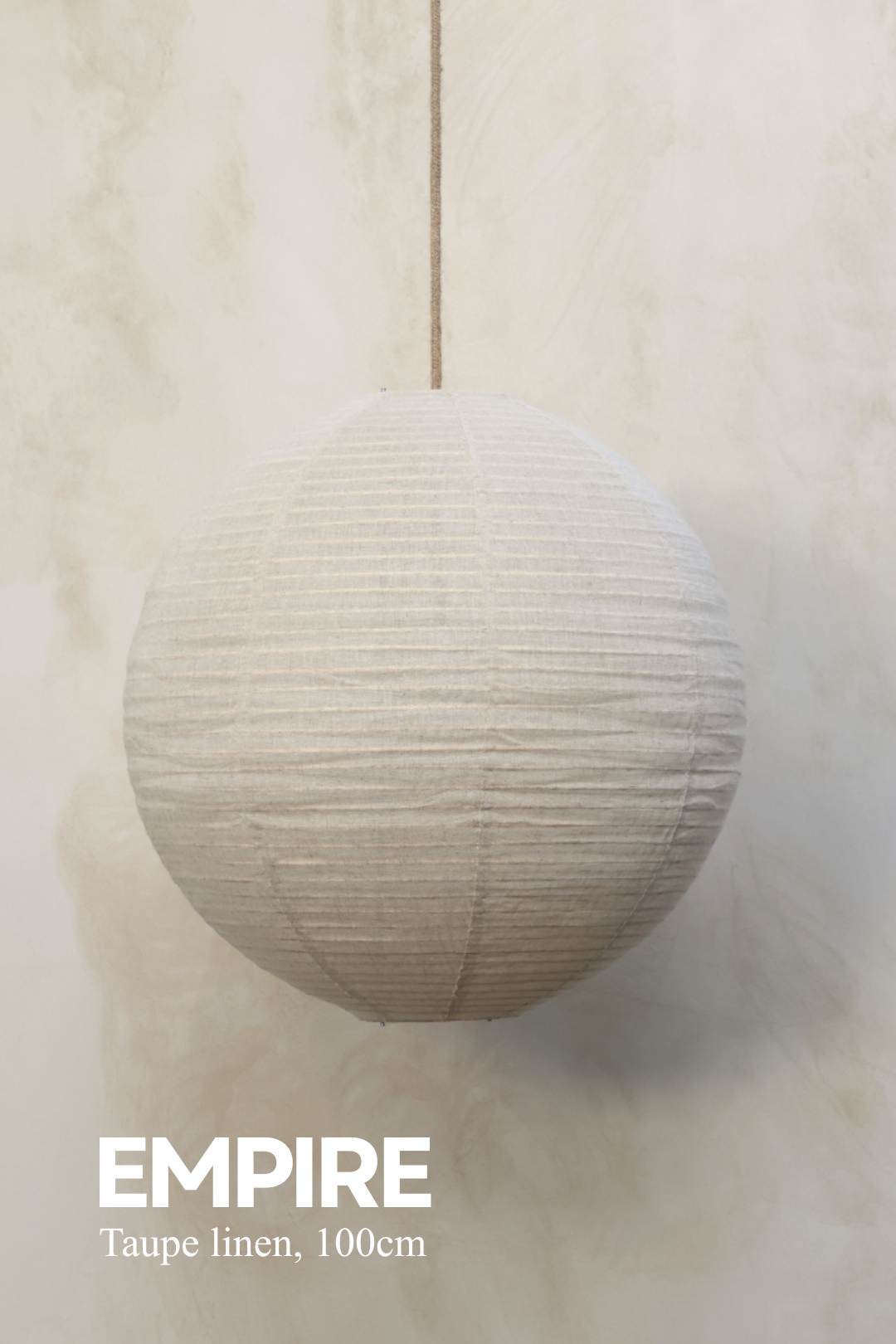 Empire Pendant Bundle Kit Taupe Linen