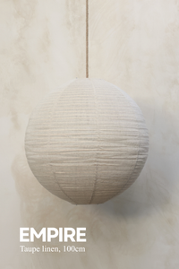 Empire Pendant Bundle Kit Taupe Linen