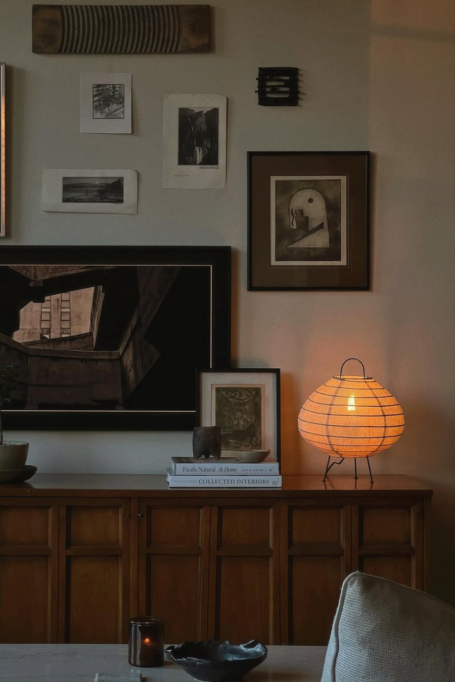 ATLAS Linen Table Lamp