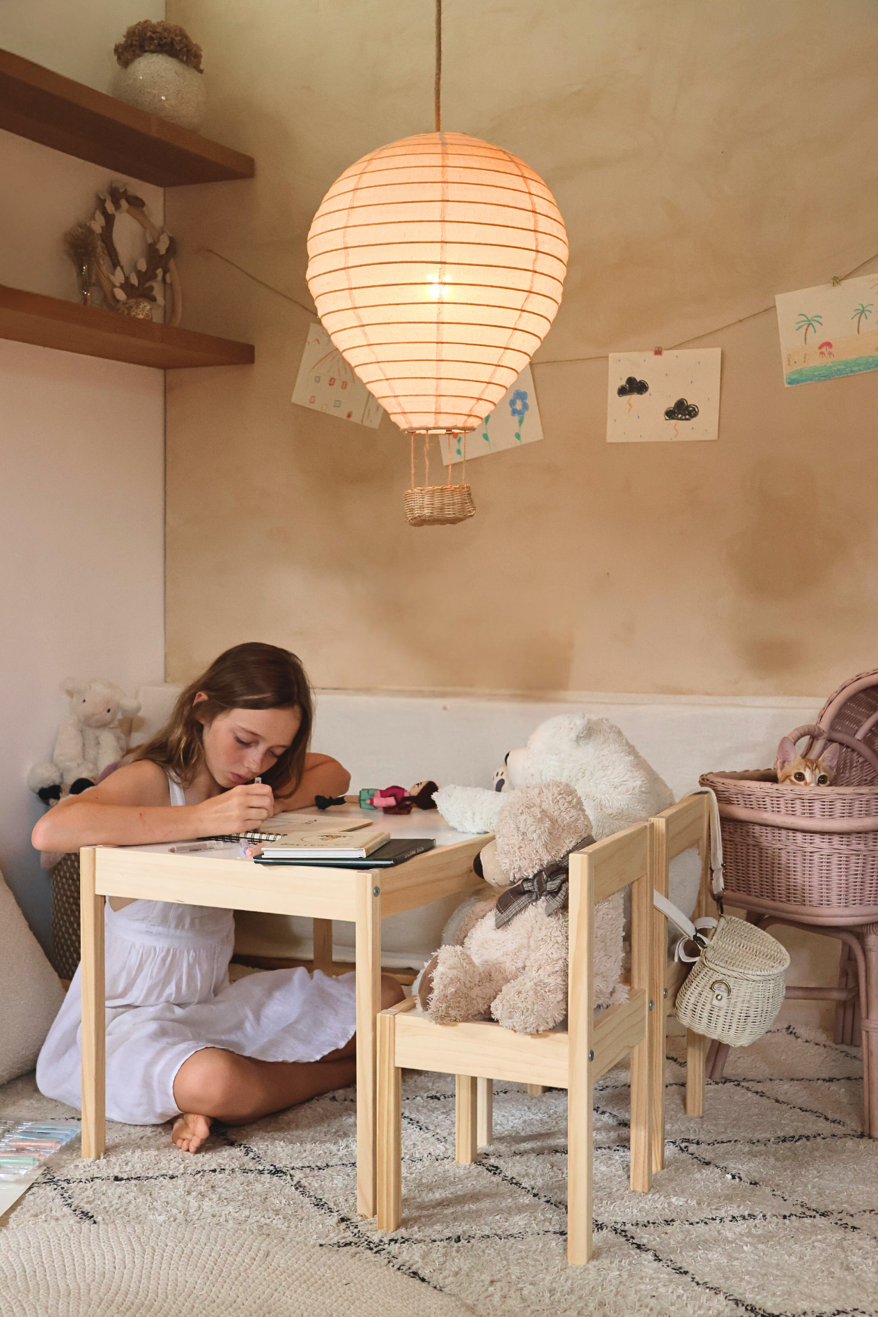 Up & Away Linen Shade