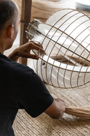 ATLAS Linen Table Lamp