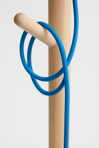 Ceiling Pendant Kit E27 - Blue nylon electrical cable