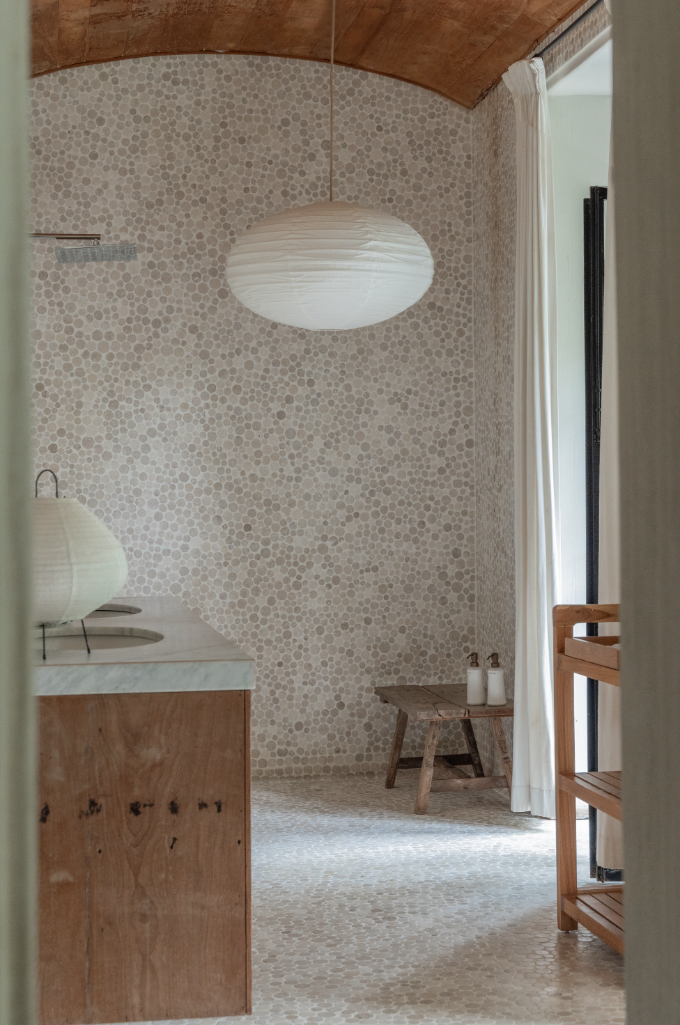 Dome Linen Shade