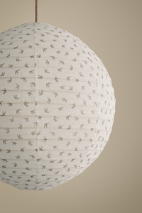 Birdies linen print